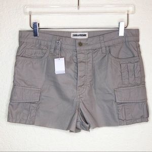 Zadig & Voltaire | NWT Tan Cargo Shorts Sz 38/2